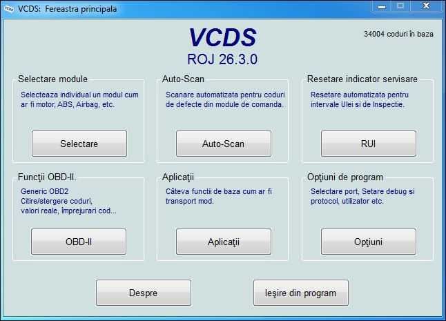Tester auto VCDS Hex Can V2 VCDS VAG COM 26.30 LIMBA ROMANA UPDATE 2026