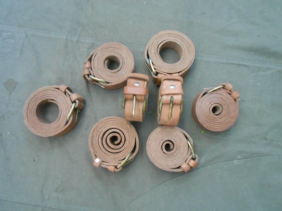 Колани войнишки от естествена кожа (колан , военен , армейски )