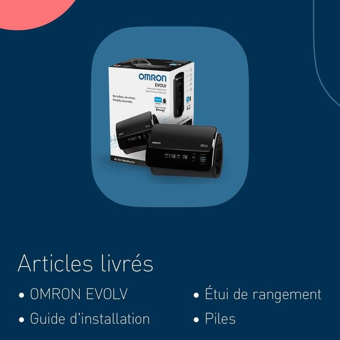Omron Evolv Автоматичен апарат за измерване на кръвно налягане над лакътя