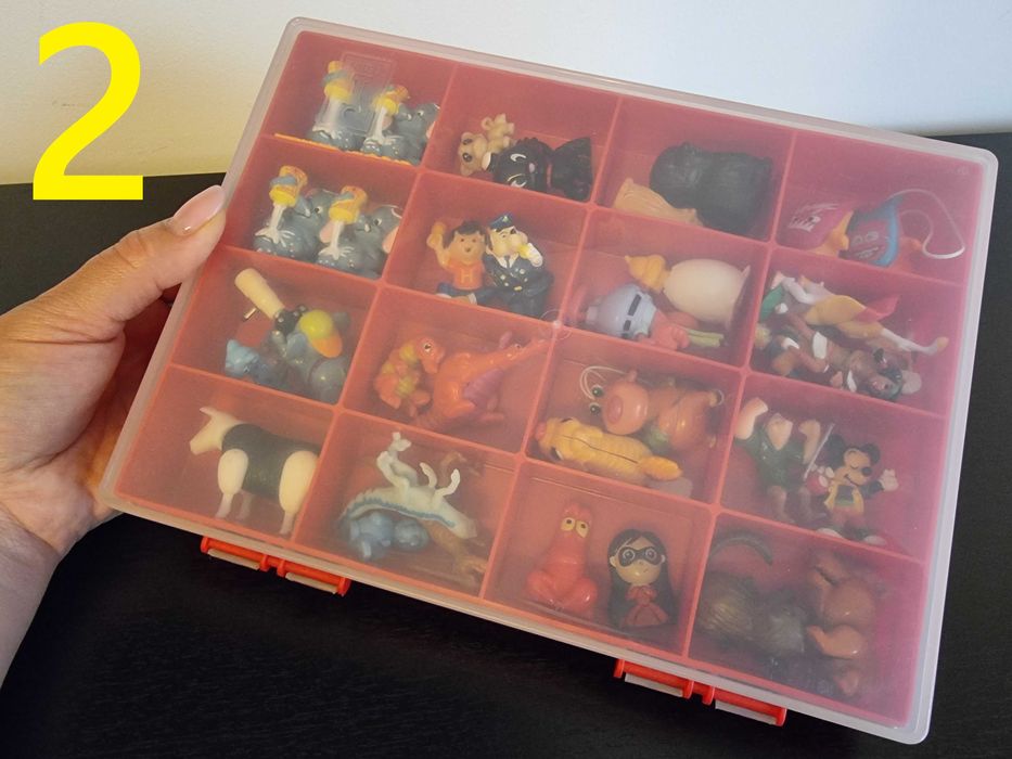 Lot 94 figurine Kinder, colectii incepand cu anii 80