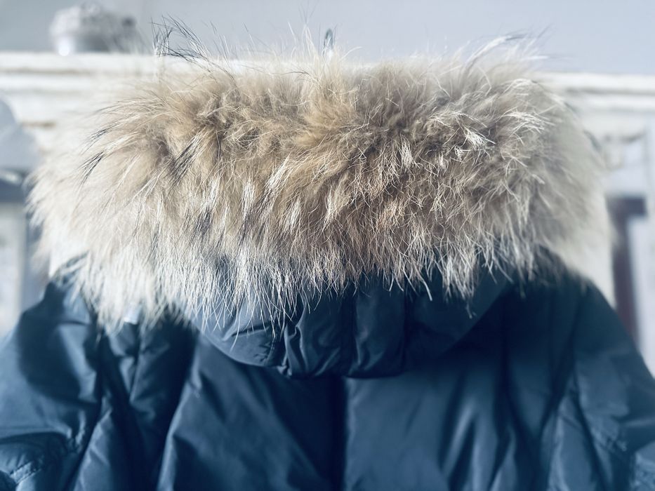 Зимно яке с пух и яка от лисица и MONCLER