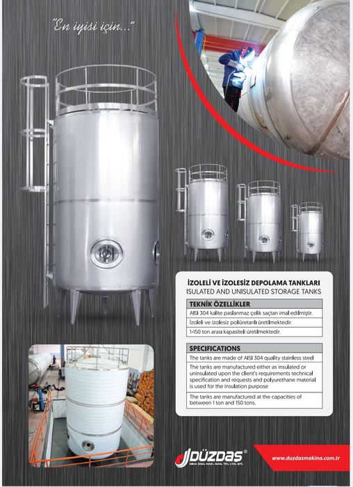 DUZDAS в Узбекистане в наличии ёмкость пастеризация 1тнНасосы от 5тн д