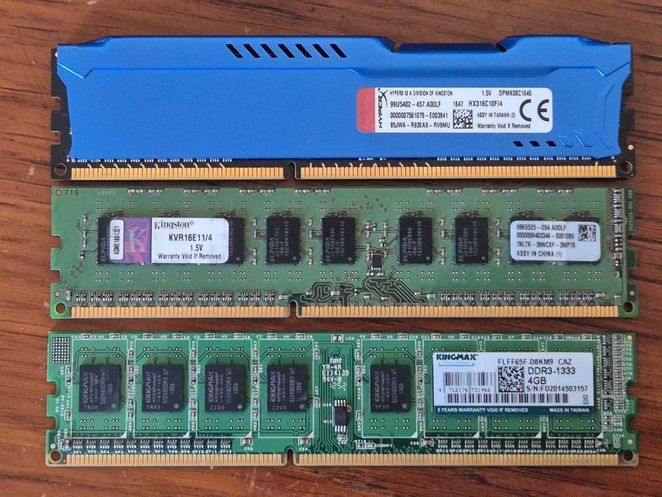 Memorii RAM desktop si laptop - ddr1, ddr2, ddr3