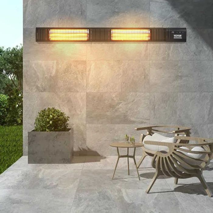 Инфрачервена двойна печка Vevor 102см 3000W Карбонов отоплител