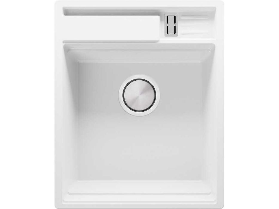 Кухненска Мивка от гранит модел Осло 45 Премиум 430 x 530 мм Бяла