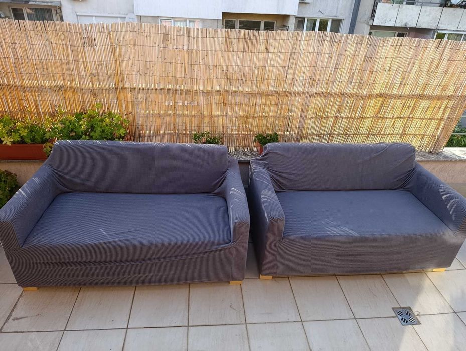 Комплект двуместни, разгъваеми дивани от IKEA