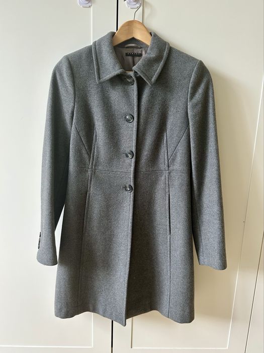 Пальто sisley 100% шерсть