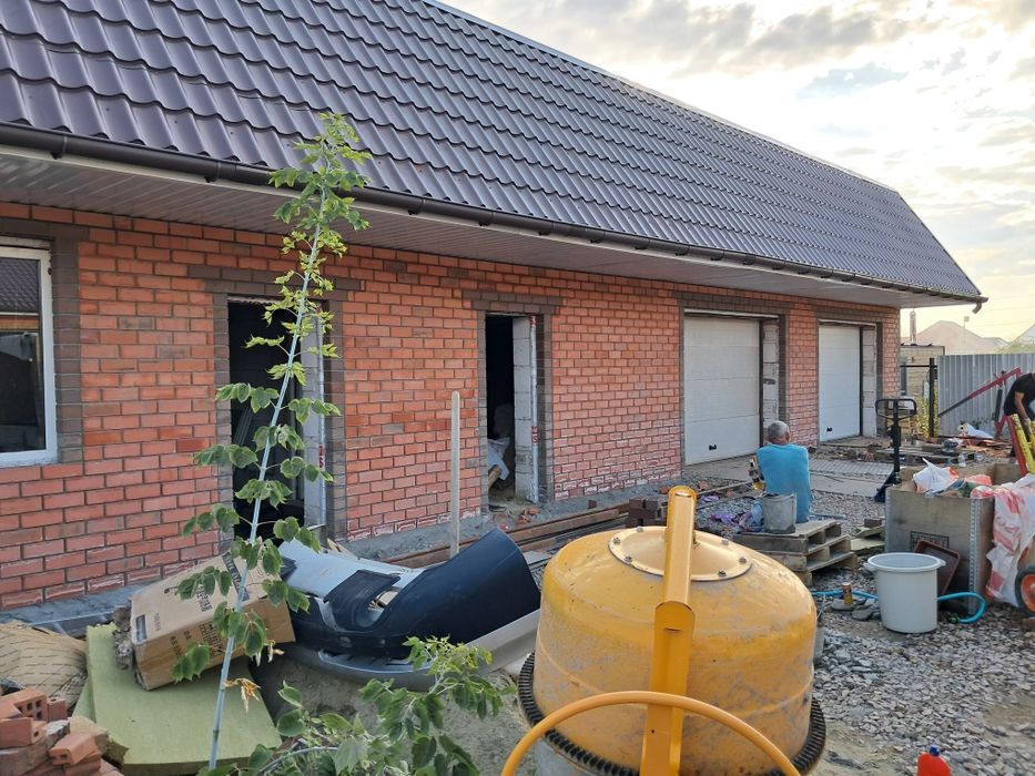 Кладка облицовка перегародки