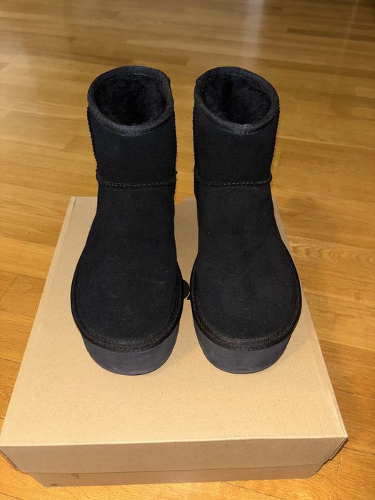 UGG-uri Platforma Negre