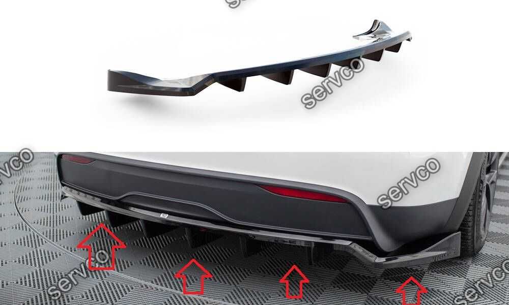 Body kit tuning Tesla Model X Mk1 Facelift 2021- v1 - Maxton Design