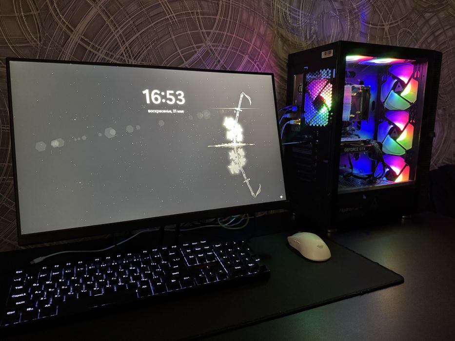 Игровой пк + Монитор, Клавиатура, Мышка Core i5-10400 / GTX 1660ti