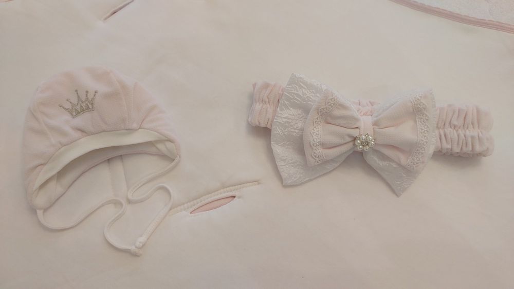 Конверт-плед для новорожденной