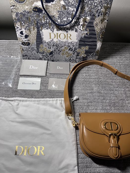 Dior Bobby Bag in Amber Box Calfskin