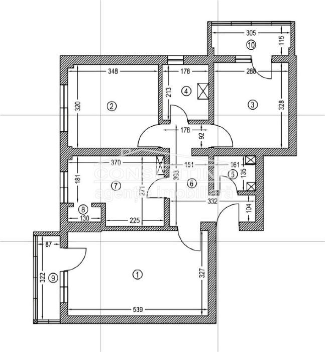 Se vinde apartam. 3 camere , etaj1, liber, Biserica Greci , Pizza Mari