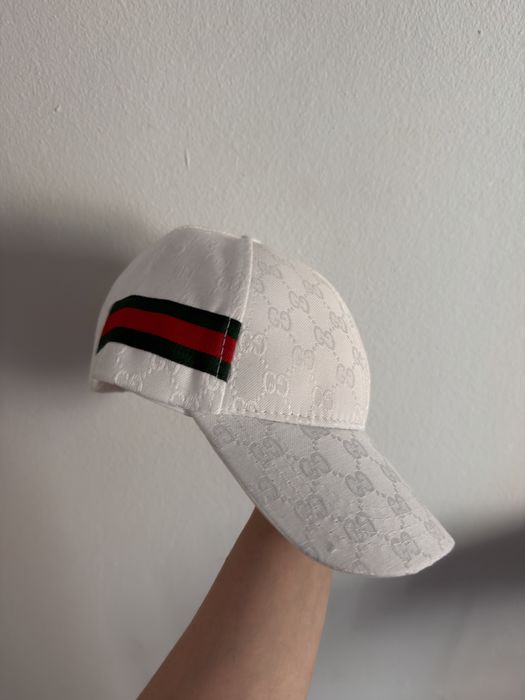 Sapca gucci alba simpla