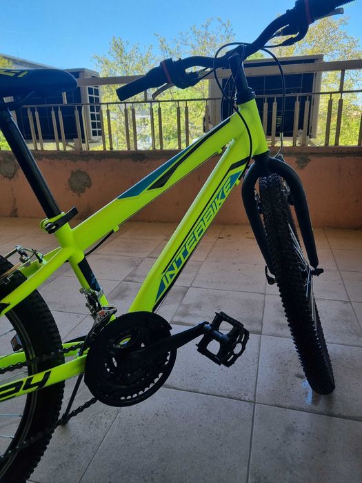 Велосипед INTERBIKE  24 цола", 18 скорости , зелен