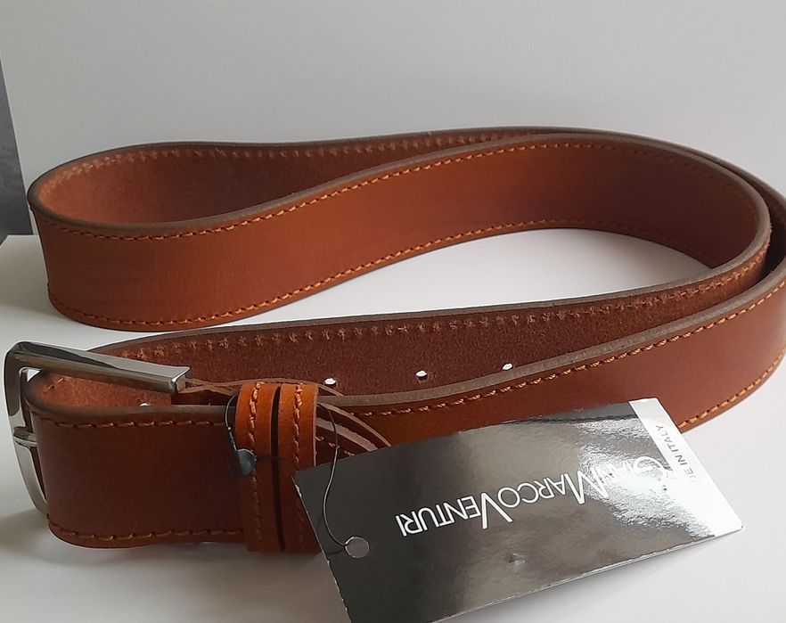 Curea barbati piele naturala Gian Marco Venturi 125 cm