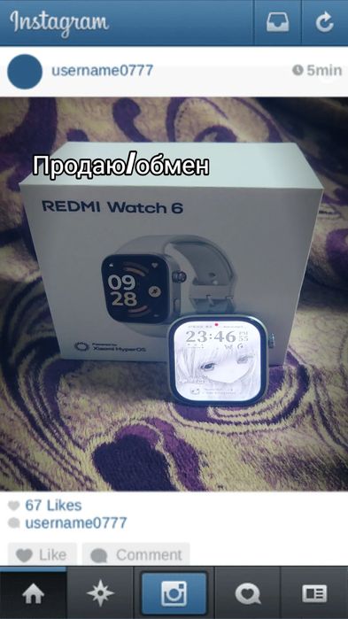 Redmi watch 6 смарт часв