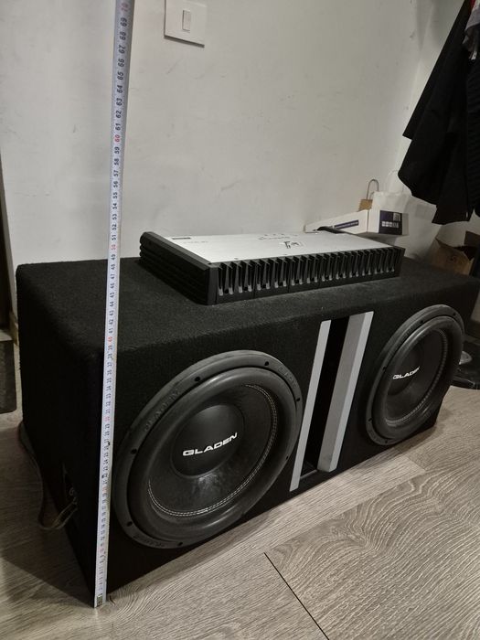 Boxe auto Gladen cu amplificator QuantumQE9002