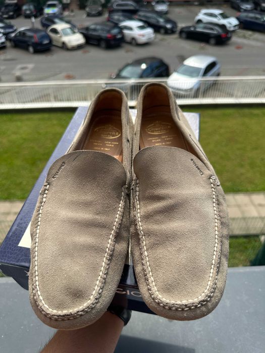 Mocasini Bărbați Church's Lowson II Bej Piele Întoarsă Mărimea 44 / UK 10