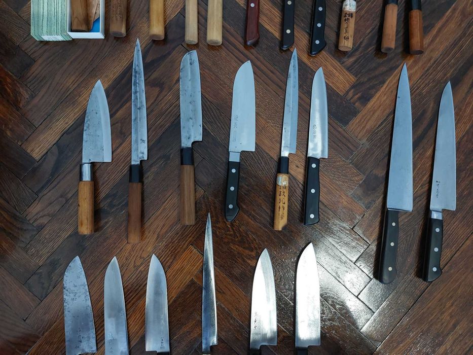 Cutite Vechi Japoneze Lucrate Manual Originale!