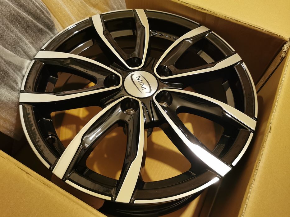 Vand jante de aliaj marca MiM 5x112 pe 16 black-polis