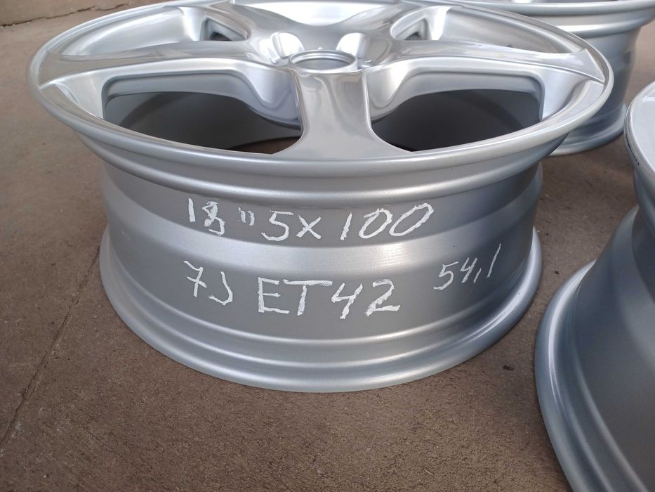 4 бр. чисто нови алуминиеви джанти AEZ 18'' 5x100 ф54.1 ET42, 7J