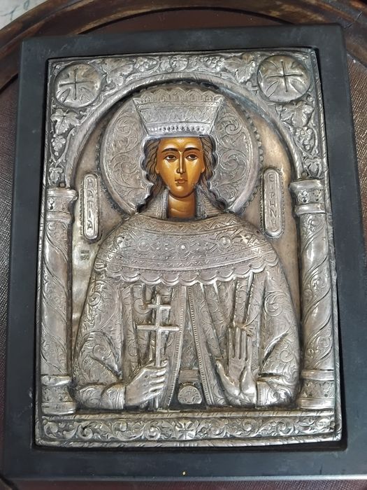 Икона  сребърна-950