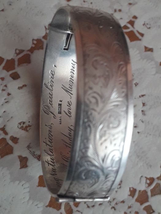 Vand bratara veche din argint 50g