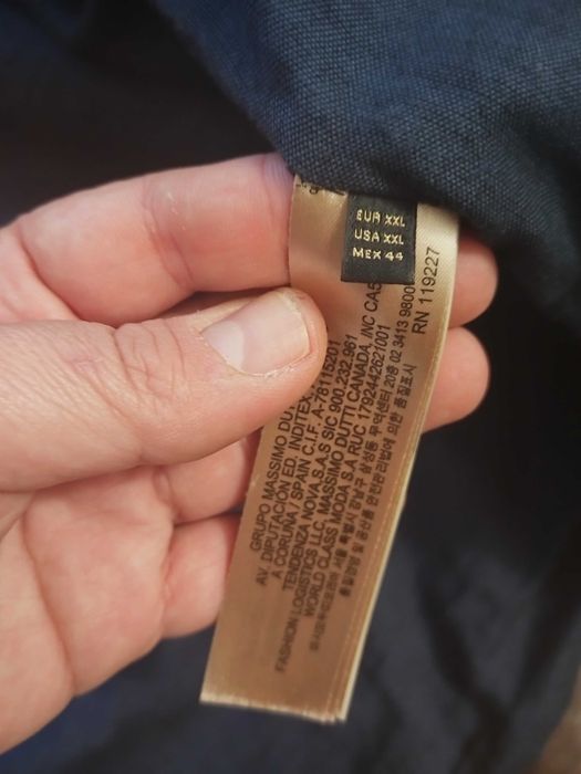 Продавам кожено яке от естествена кожа Massimo dutti XXL - като ново