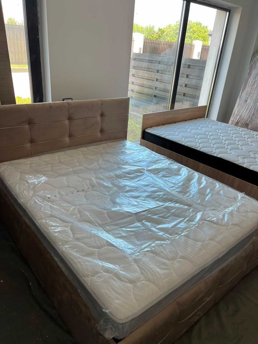 Vanzare Paturi latime 160 cm + Saltele DORMEO - Produsele Sunt NOI !