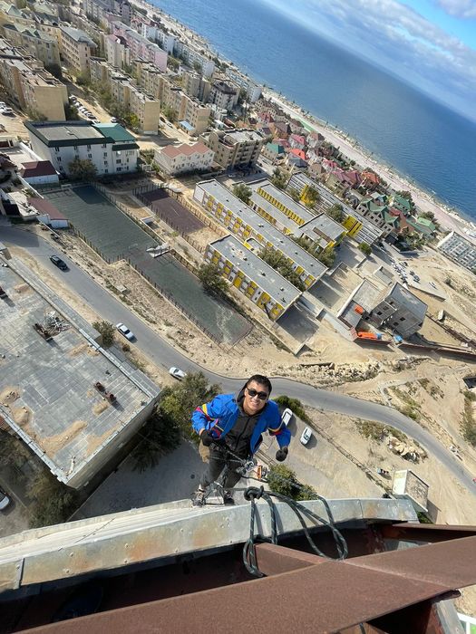 Промышленные альпинисты все виды высотных работ