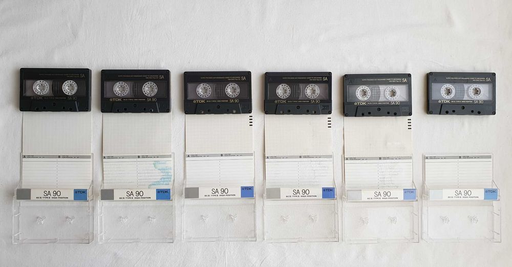 Аудио касети TDK SA90 и TDK SA60