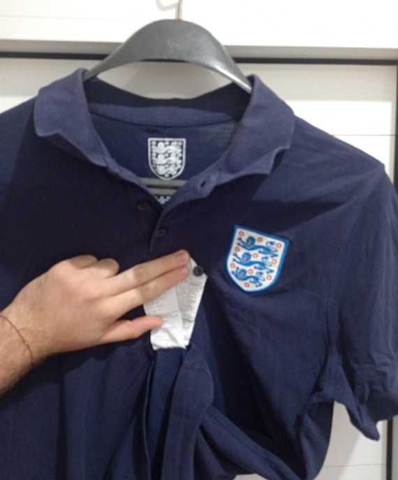 Оригинална фланелка с яка на Англия