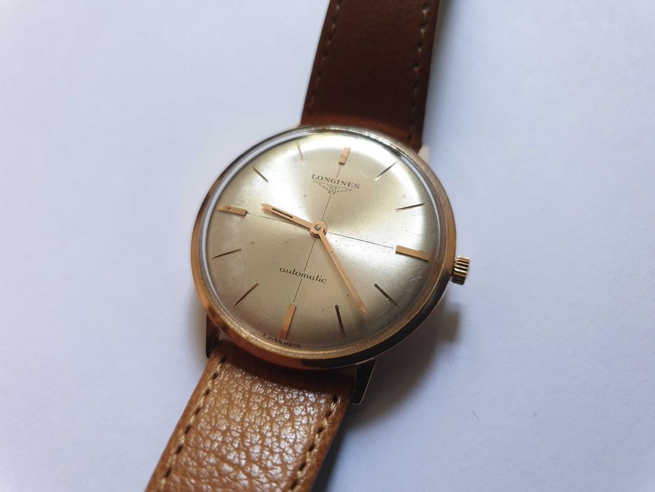 Ceas Longines automatic din aur 18K