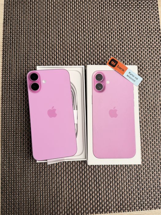 НОВ! /*ЛИЗИНГ*/ iPhone 16 Plus Pink 128Gb Айфон Гаранция
