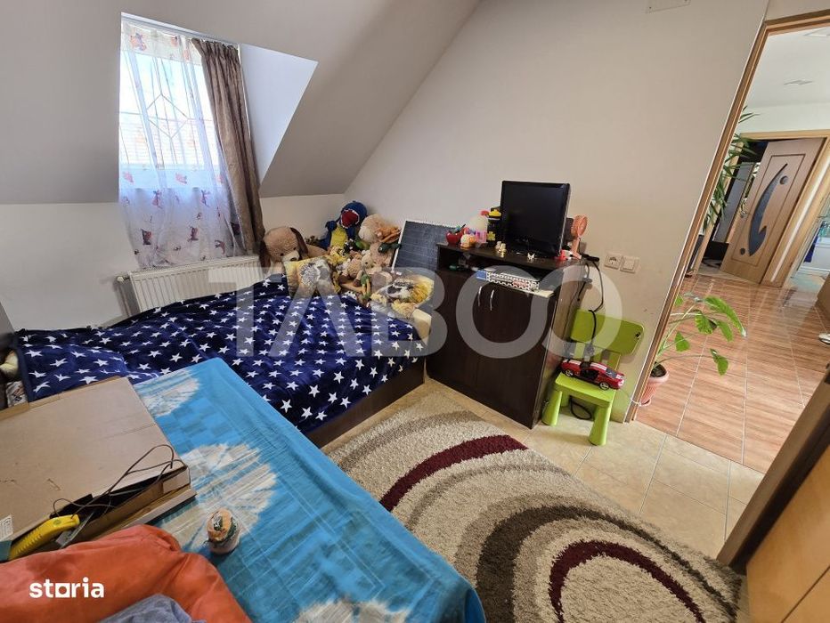 Casa individuala de vanzare teren 457 mp garaj Trei Stejari Sibiu