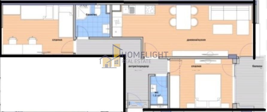 Продава се Тристаен апартамент в София, Малинова долина - 102 кв.м за 1650 €/кв.м - Снимка #1