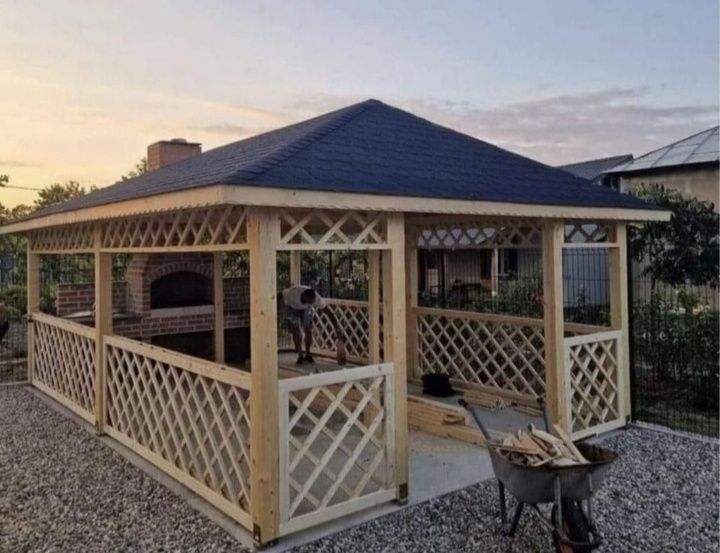 Vînd foișoare terase pergole magazi din lemn