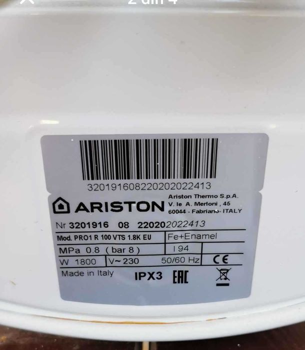 Boiler electric Ariston