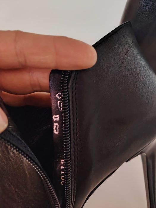 Botine cizme Piele Noi 37