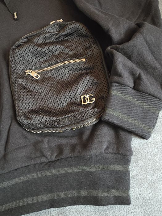 Dolce&Gabbana Pouch-pocket hooded jacket