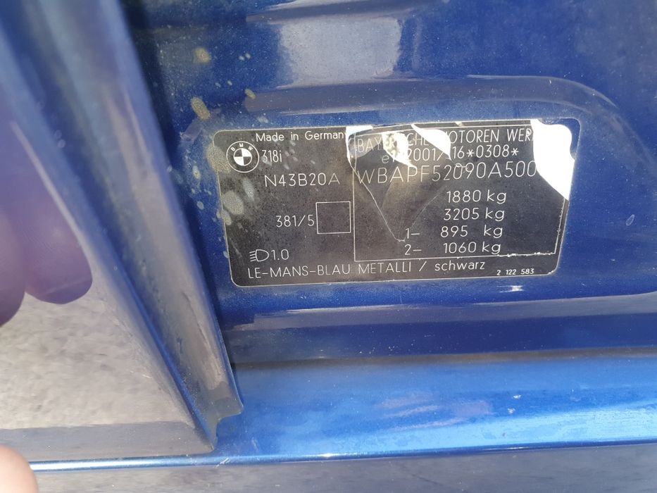 Portbagaj si stopuri Bmw e90 lci .