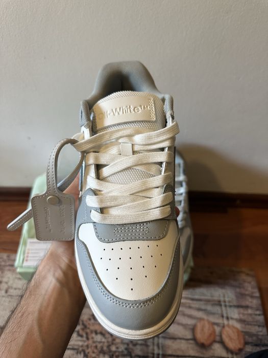 OFF-White Out Of Office OOO Low Tops Grey White