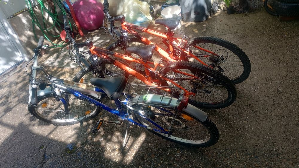 Trei biciclete pt. copii 9-12 ani aproximativ mărime "24