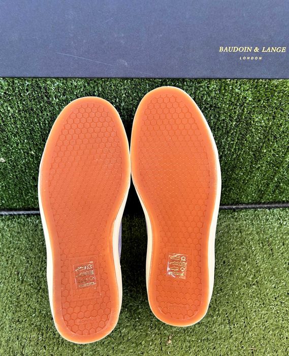 pantofi slipon Baudoin & Lange, marimea 37, culoare violet, gold label