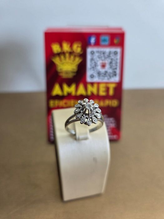 Inel din aur de 18k cu briliante Amanet BKG