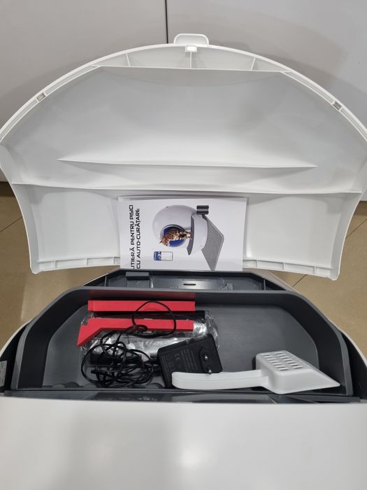 Litiera Smart cu Sistem de Curatare Automata pentru Pisici, Sterilizar