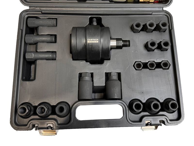 Комплект преса пневматичен екстрактор за инжектори 1000 nm 21 части bo