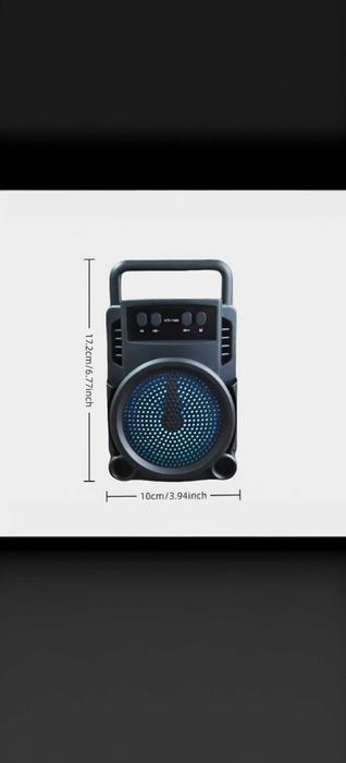 Boxa audio bluetooth sunet clar, baterie de lunga durata, slot SD card